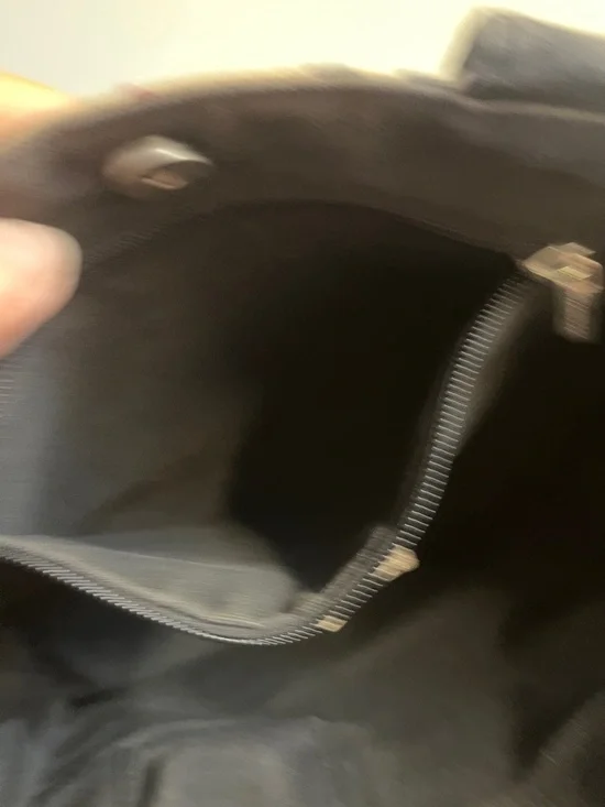 Project Burberry Beige Plaid Canvas Tote with Black Handles - Picture 8 of 11